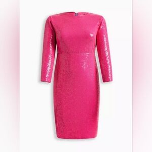 NWT Torrid At The Knee Sequin Strong Shoulder Dress